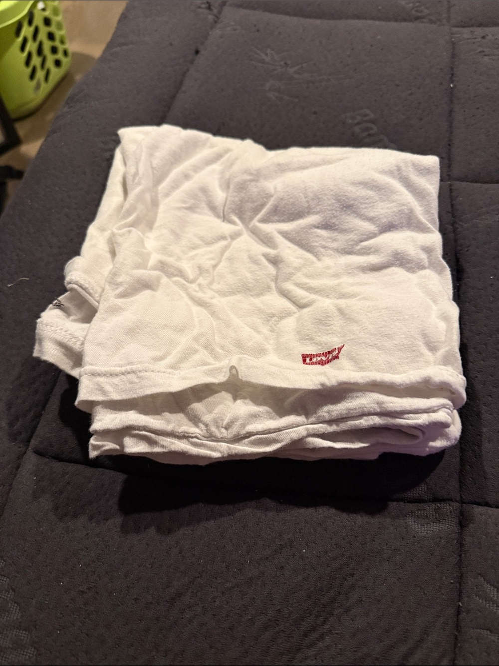 Levi's White Undershirt with Small Red Logo